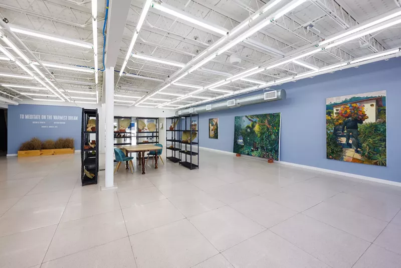 Image: an exhibition at an art gallery
