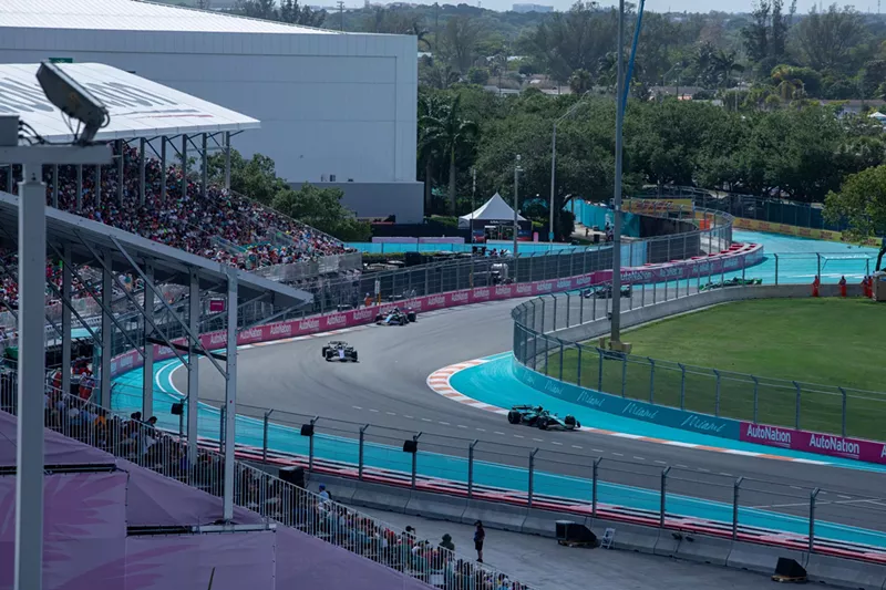 Image: Plan ahead before you brave the parking lots at the Miami Grand Prix.