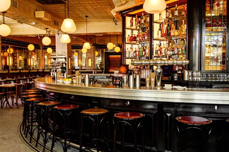 Image: The bar at Pastis Miami