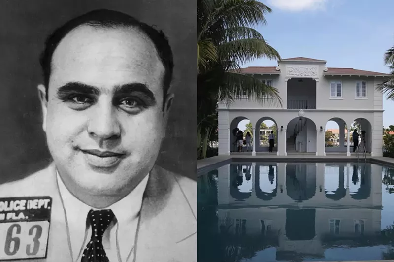 Image: All of the items featured in the auction were at one point or another in Al Capone's Palm Island mansion that is slated for demolition.