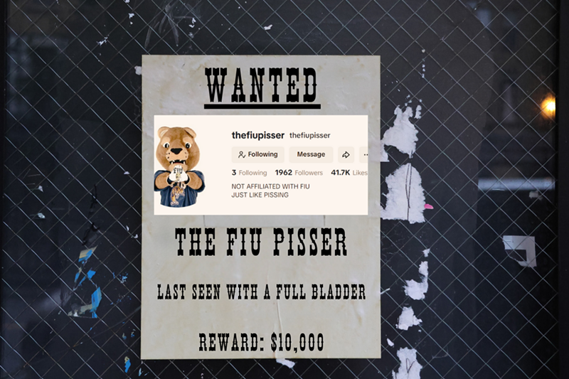 Image: A photoshopped "Wanted" poster for @thefiupisser.