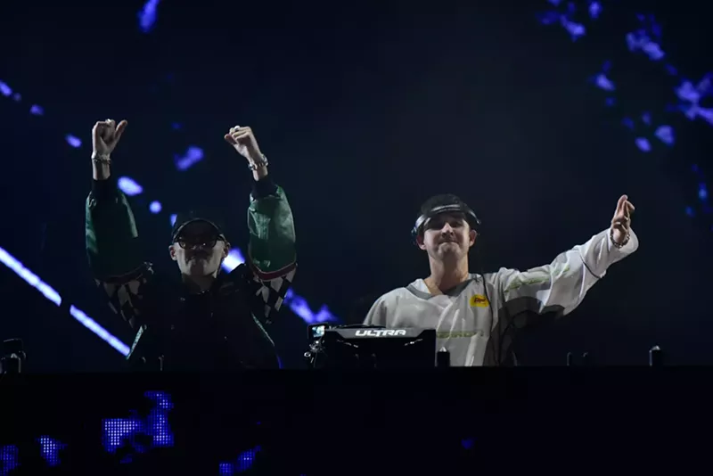 Image: Dom Dolla and John Summit at Ultra Music Festival