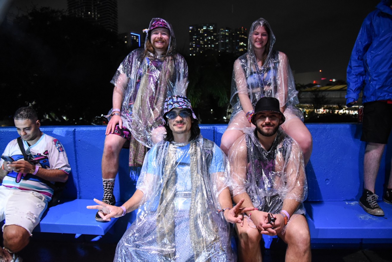 Ponchos was the most sought-after festival gear on the first day of Ultra Music Festival 2024.
