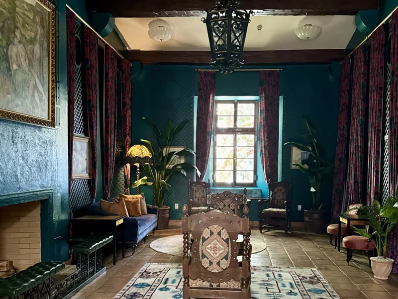 Image: inside of the restaurant space