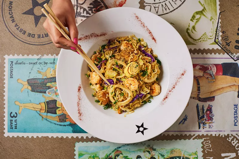 Image: A sushi staple from Panama Nacionsushi has opened its first-ever U.S. location in Doral, Miami, with bold sushi rolls, colorful cocktails, and lounge vibes.
