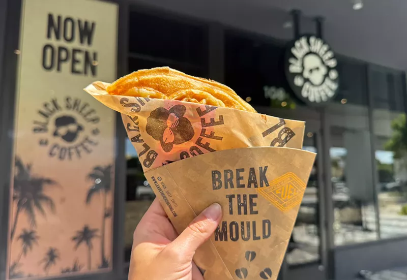 Image: Popular British coffeehouse chain Black Sheep Coffee has opened in Coconut Grove, Miami, on August 20 with lattes, cold brew, matcha, and Norwegian waffles.