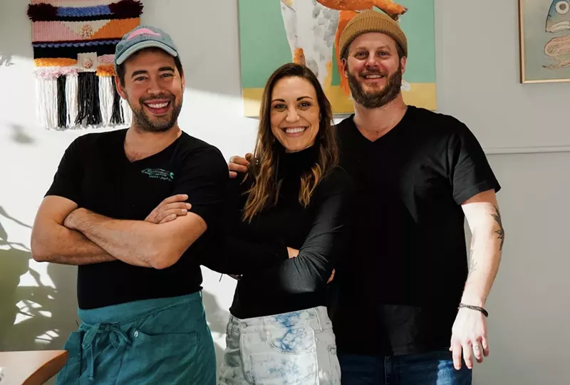 Image: Left to right: Michael Leigh, Ellie Groden, and Josh Elliott of QP Tapas