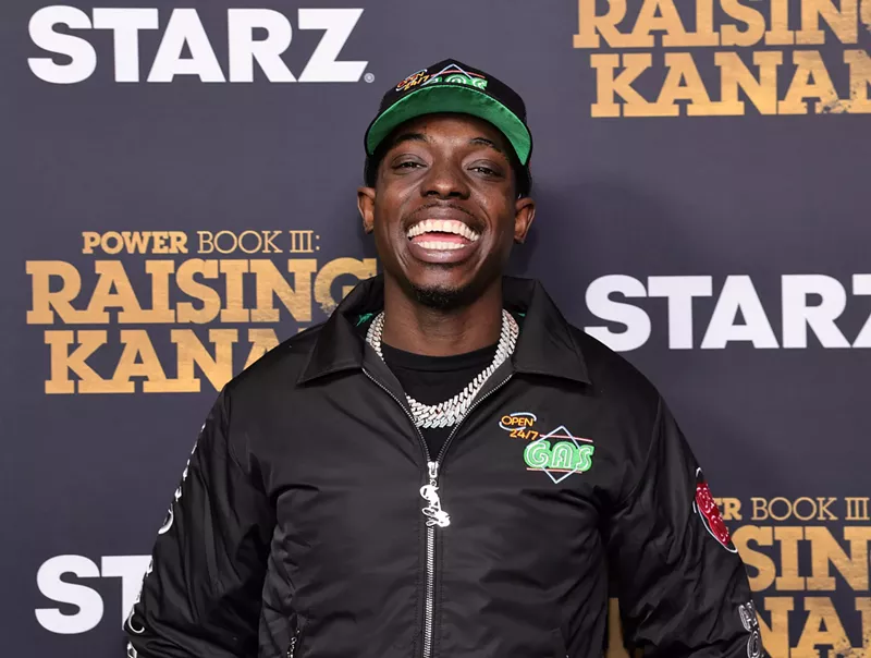 Image: Bobby Shmurda on the red carpet for the premiere of Power Book III: Raising Kanan