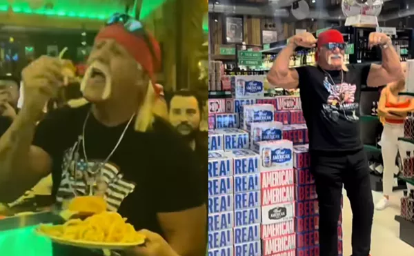 Image: Video: Remembering Hulk Hogan Slamming Beers at SoFlo Flanigan's
