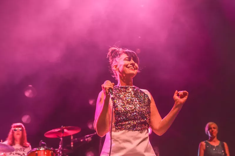 Image: Kathleen Hanna of Bikini Kill