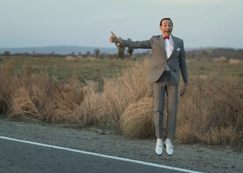 Image: Paul Reubens in Pee-wee's Big Holiday