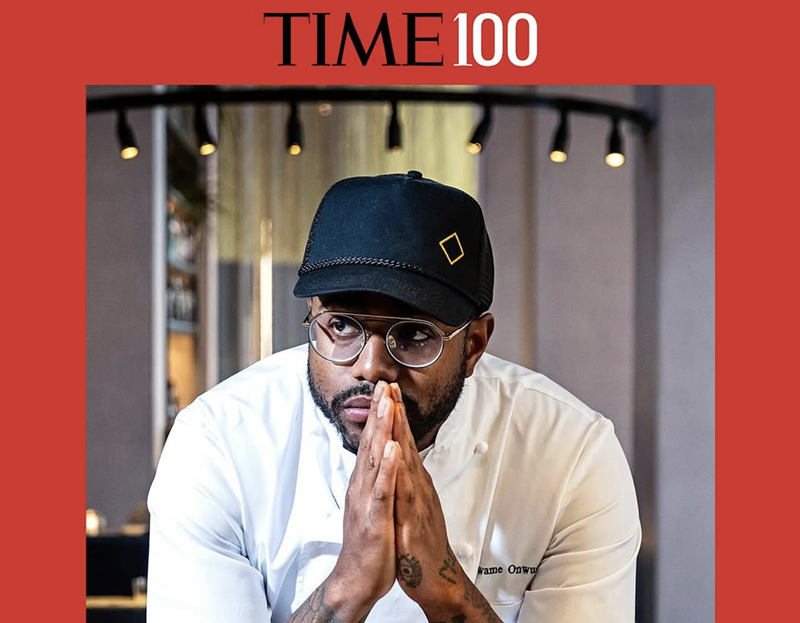 Image: Award-winning chef Kwame Onwuachi, named one of Time’s 100 Most Influential People of 2025, has been tapped to lead Las' Lap Miami in South Beach.