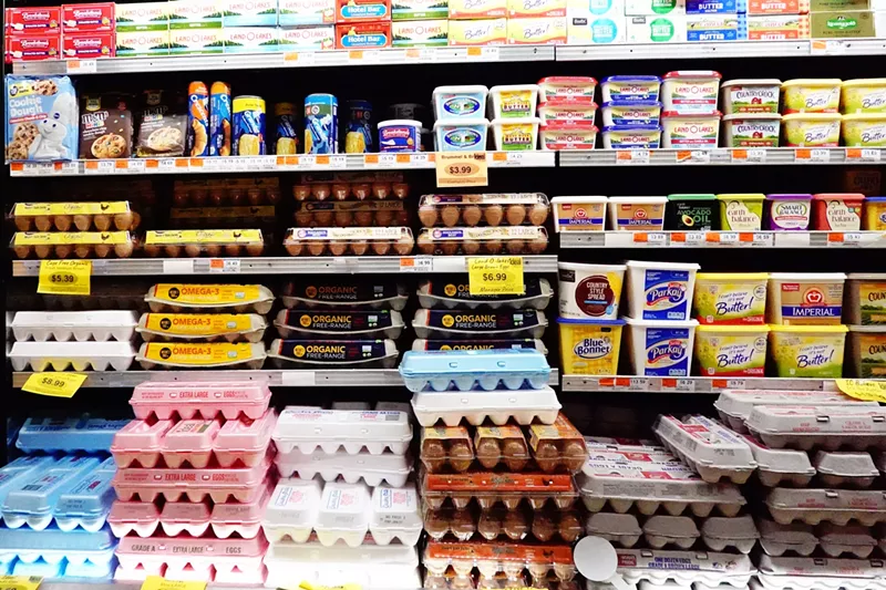 Image: No one has been spared by the rise in egg prices.