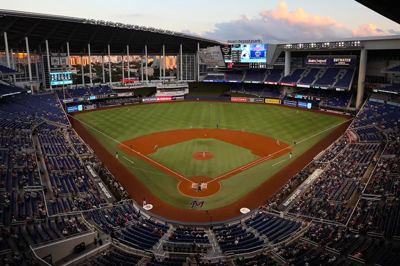 Image: As big-league ballparks go, LoanDepot Park is a step up from Hard Rock Stadium, for sure.