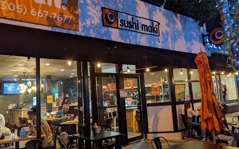 Image: Sushi restaurant Sushi Maki has closed its South Miami location along Sunset Drive near Sunset Place after 25 years in business, serving sushi and teriyaki.