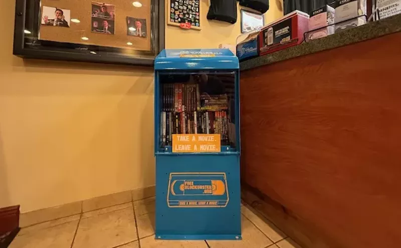 Image: Free Blockbuster Box at Coral Gables Art Cinema