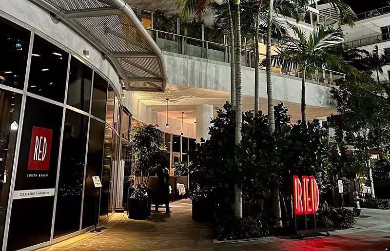 Image: Iconic Miami restaurant Red South Beach closed in May 2025 after 17 years in business.
