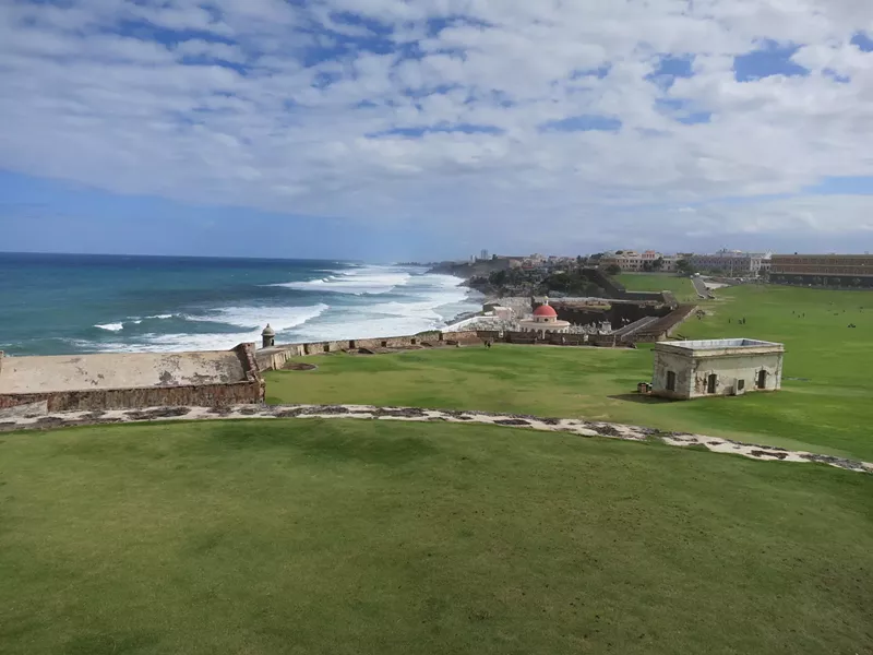 Image: aerial view of the Puerto Rican coast