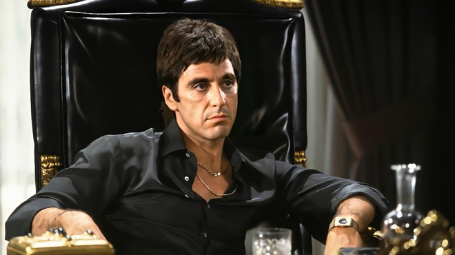 Al Pacino as the character Tony Montana in Scarface