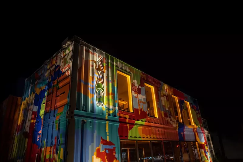 Image: Shipping containers meet art by Falopapas at Kao Bar & Grill.
