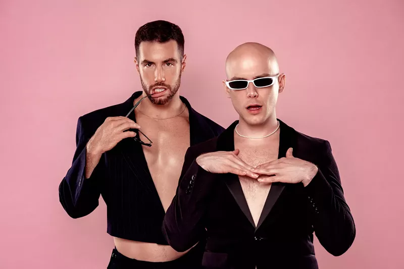 Image: Jake Jonez and Aaron Goldberg of the Mean Gays