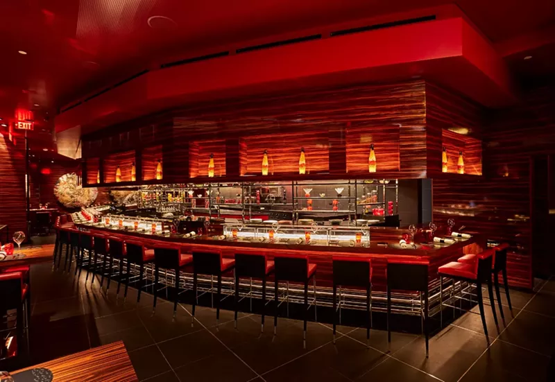Image: L'Atelier de Joël Robuchon's dining room