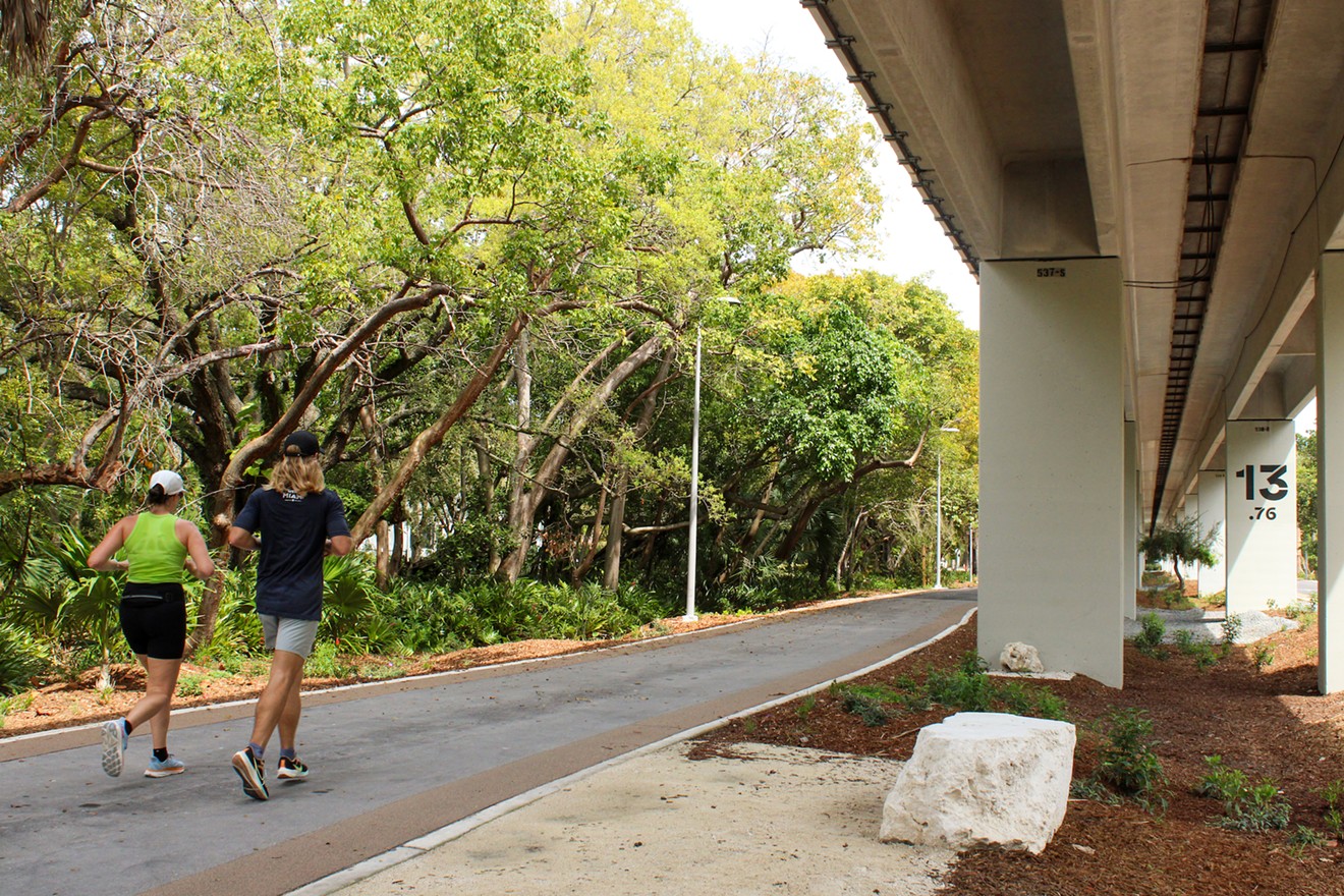 The second phase of the Underline, which runs through the neighborhoods of West Brickell, the Roads, Silver Bluff, and Shenandoah, is now open to the public.