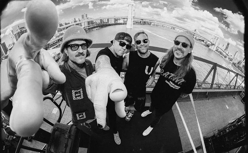 Image: Portrait of the band members of the Used