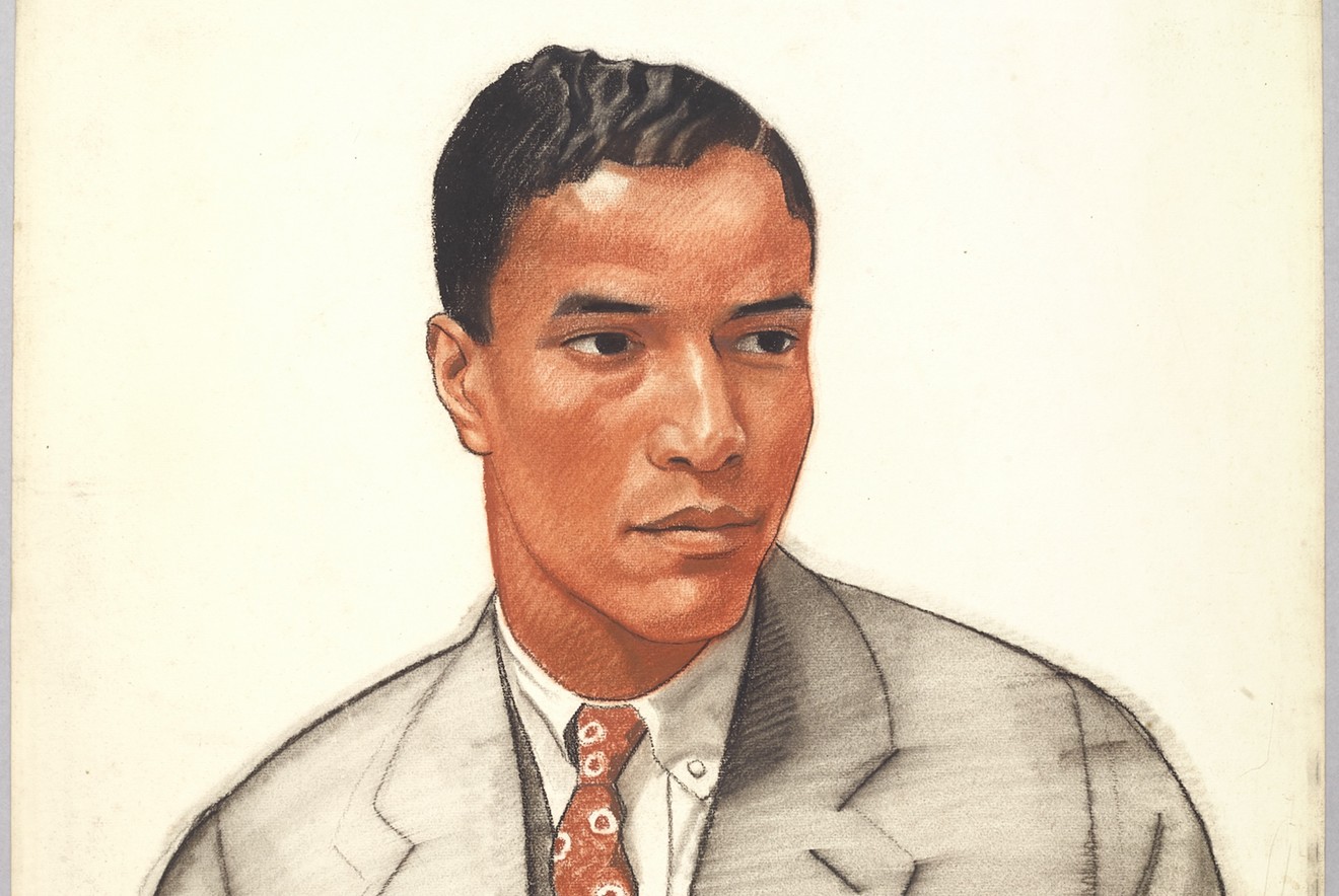 A College Lad by German-born Winold Reiss is just one example of the multiracial collaboration between artists during the Harlem Renaissance.