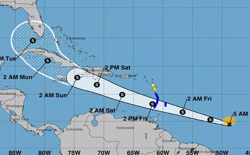 Image: Tropical Storm Elsa Approaches as Surfside Rescue Mission Enters Week Two
