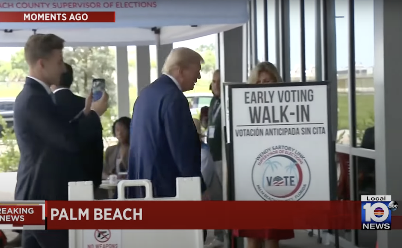 Trump Just Voted in Florida as Felon — Where's DeSantis' Outrage?