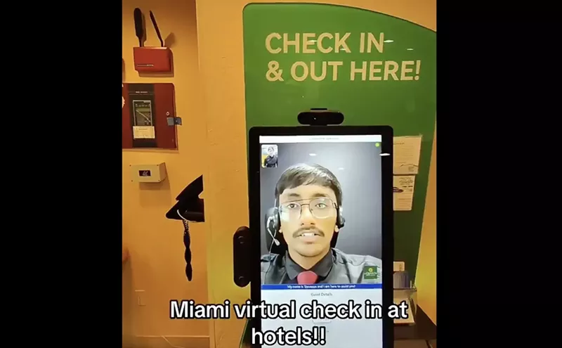 Image: La Quinta Investigating Miami's Viral Remote Receptionist