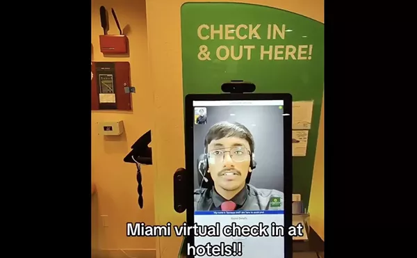 Image: La Quinta Investigating Miami's Viral Remote Receptionist