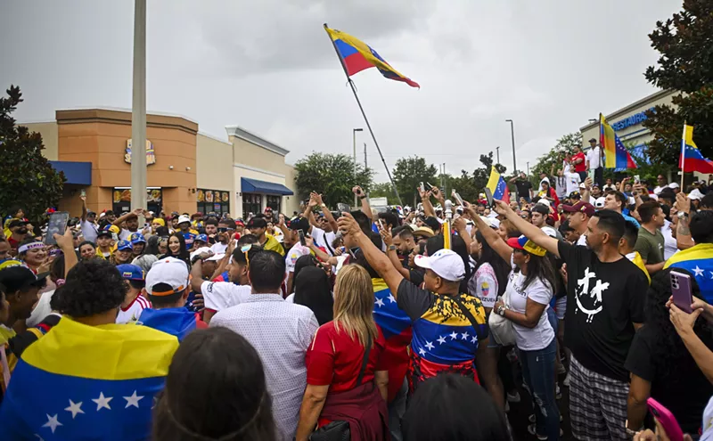 Image: "Tyrannical Actions": Miami Politicians Echo Outrage Over Venezuelan Election Results