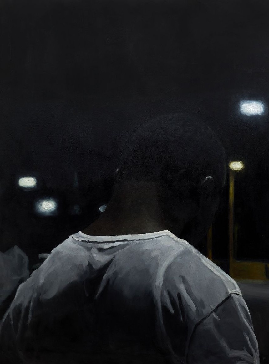 A painting by Reginald O'Neal - PHOTO COURTESY OF SPINELLO PROJECTS