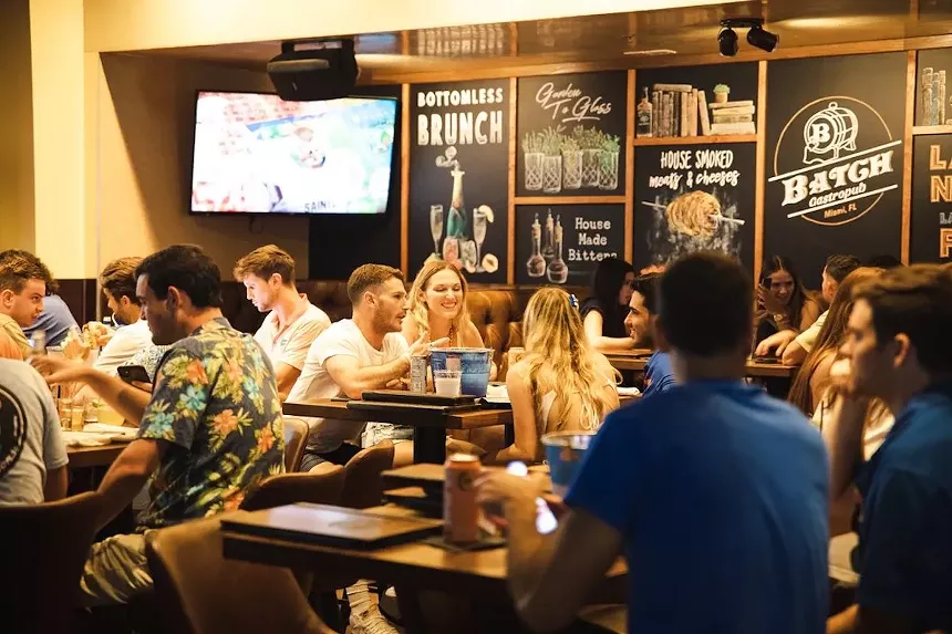 Batch Gastropub Miami is offering a special open bar ticket on Friday, December 31. - PHOTO COURTESY OF BATCH HOSPITALITY