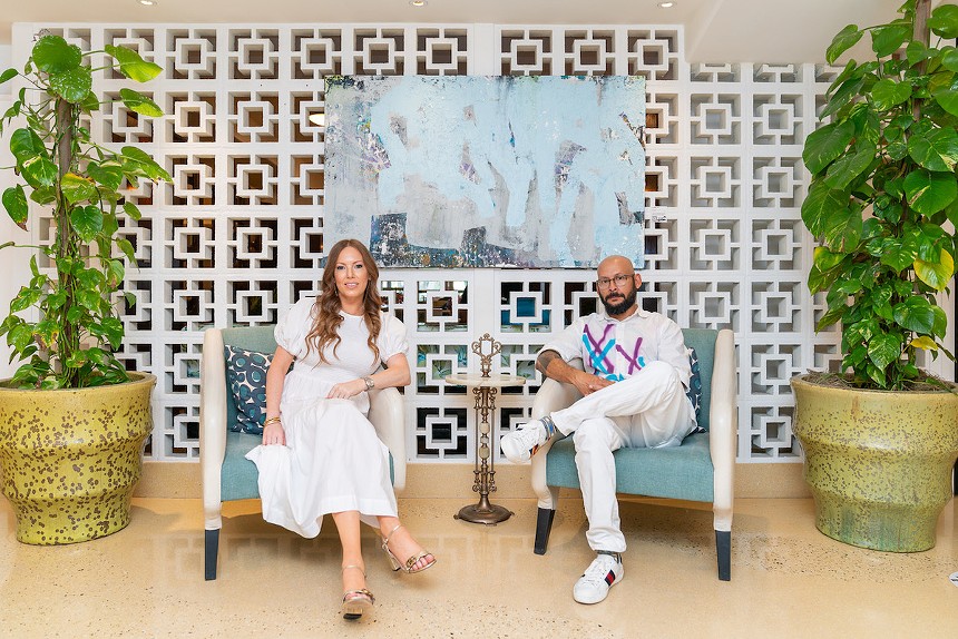 Allison Freidin (left) and Alan Ket cofounded the Museum of Graffiti in 2019. - PHOTO COURTESY OF THE MUSEUM OF GRAFFITI
