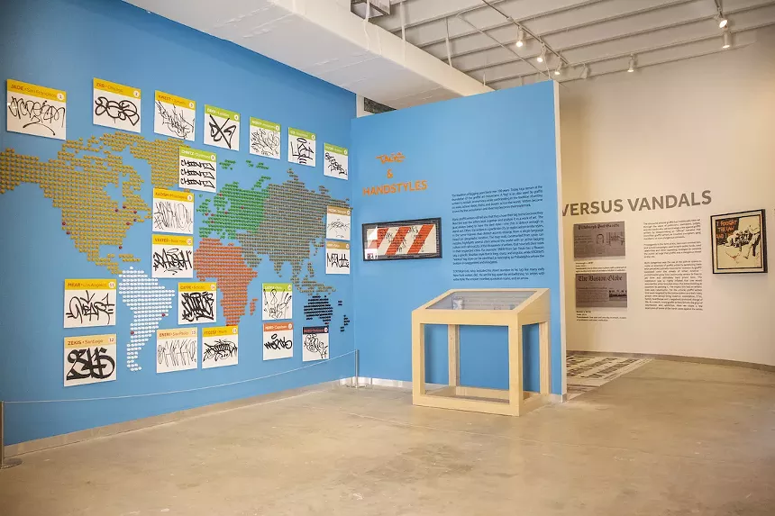The Museum of Graffiti's larger space allows it to put on more ambitious exhibitions. - PHOTO COURTESY OF THE MUSEUM OF GRAFFITI