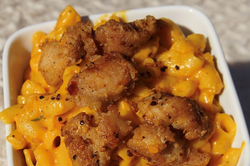 Gator mac and cheese, for the adventurous eater - PHOTO COURTESY OF THE MIAMI-DADE YOUTH FAIR