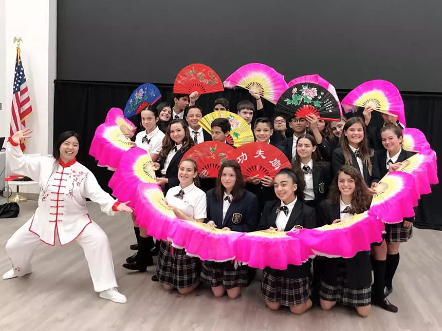 Xia Zhang uses tai chi as part of her classes and St. Bredan's Chinese Dragon Club. - PHOTO COURTESY OF XIA ZHANG