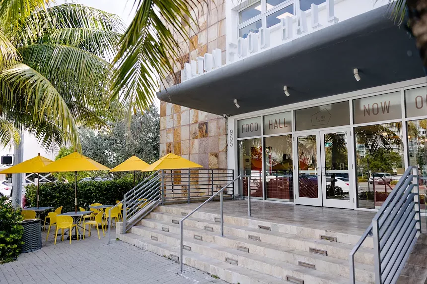The Alton Food Hall offers everything from dumplings to waffles — plus a bar. - PHOTO COURTESY OF ALTON FOOD HALL