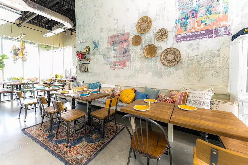 Jaffa Hallandale's dining room - PHOTOGRAPH COURTESY OF JAFFA HALLANDALE