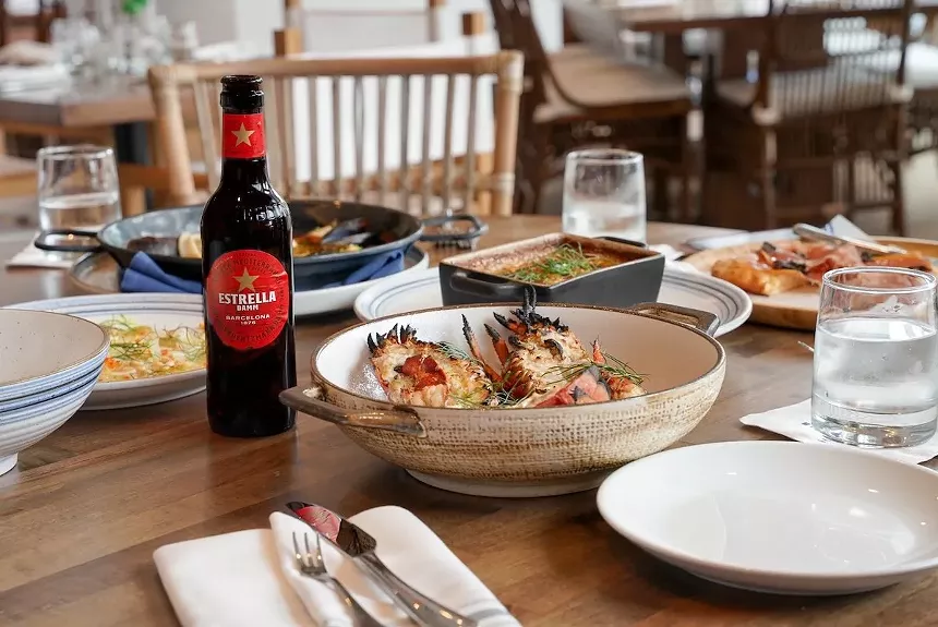 Heaven Mykonos is in for this year's Estrella Damm Culinary Journey along with more than 40 other area restaurants. - PHOTO COURTESY OF HEAVEN MYKONOS