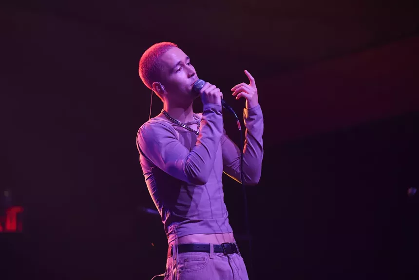 Rei Brown opened the show at Revolution Live. See more photos from Keshi's performance at Revolution Live here. - PHOTO BY MICHELE EVE SANDBERG