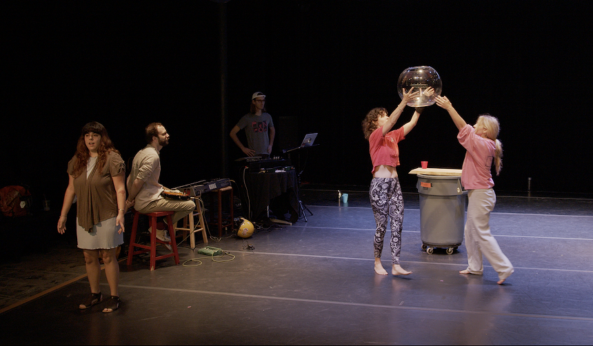 Jenna Balfe's "Organesis" is a 17-minute performance that explores the idea of fulfillment. - PHOTO COURTESY OF MIAMI LIGHT PROJECT