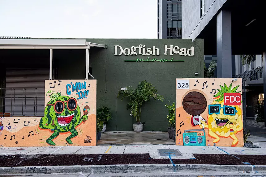 Dogfish Head Miami celebrates its latest beer release this weekend. - PHOTO COURTESY OF DOGFISH HEAD MIAMI