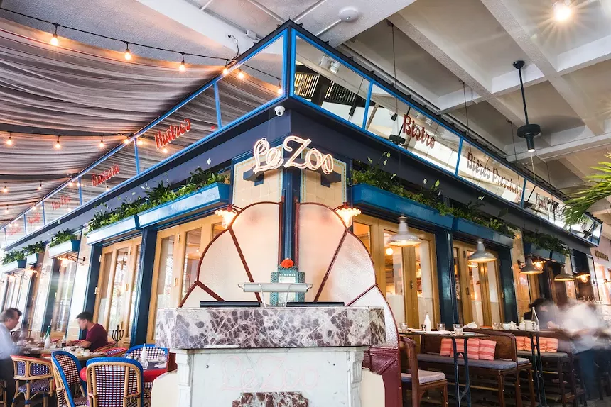Patio exterior Le Zoo – FOTO ANDREW HECTOR