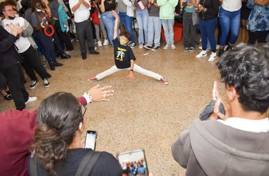 Breakout dance session during Empowerment Day - PHOTO COURTESY OF SAFE SCHOOLS SOUTH FLORIDA
