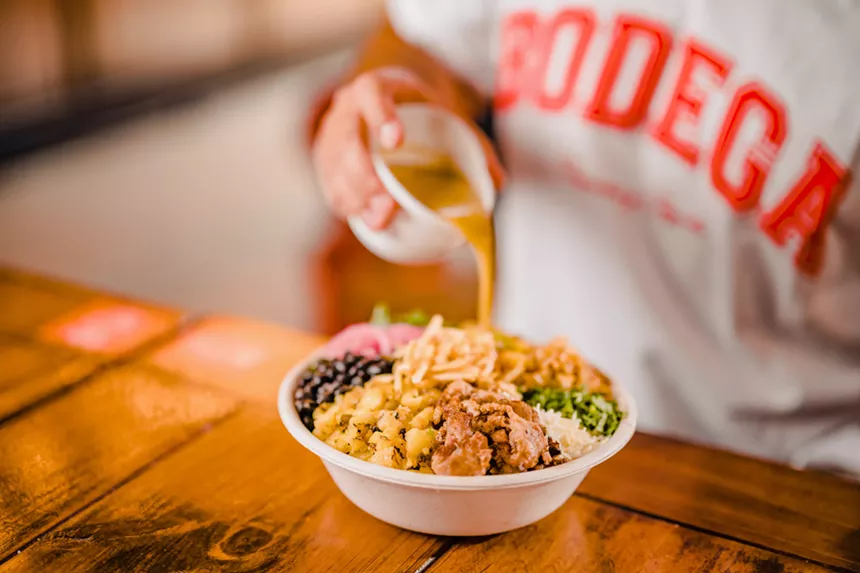 say hi to "The master eats 305 bowls." - Photo courtesy of Bodega Tacura and Tequila