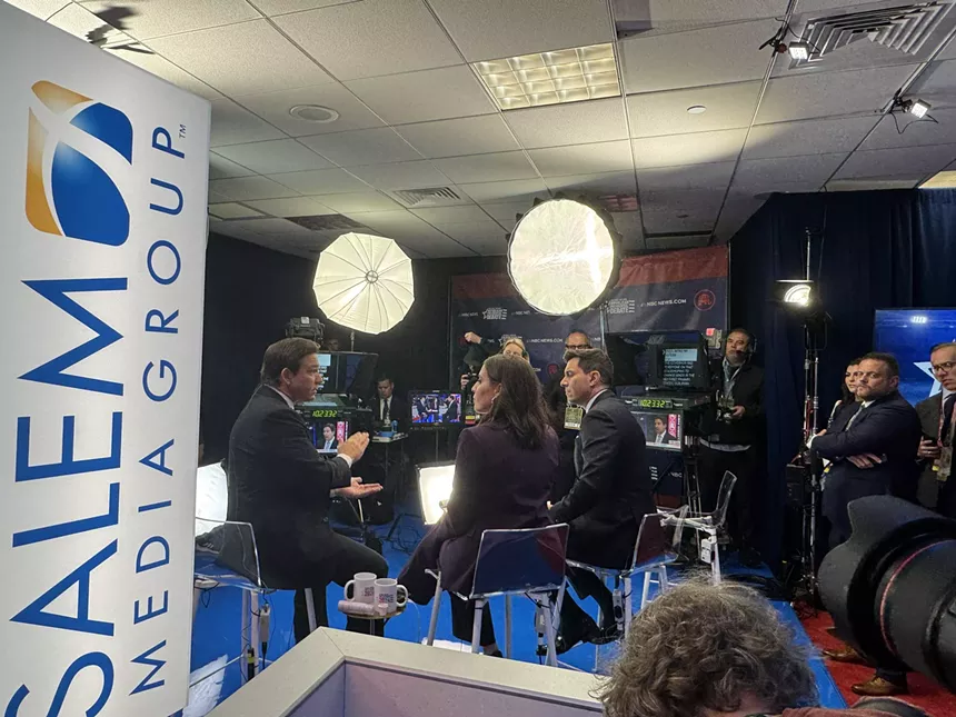 Gov. Ron DeSantis talks with NBC following third GOP debate